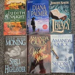 Assorted Paperback Romance Book Lot - Multi-Color